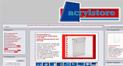 Desktop Screenshot of acrylstore.com